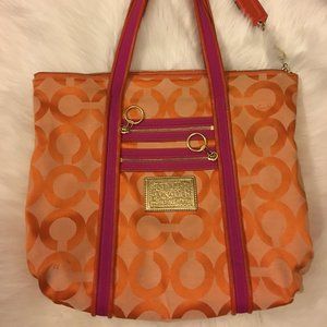 Coach Poppy Collection Tote!